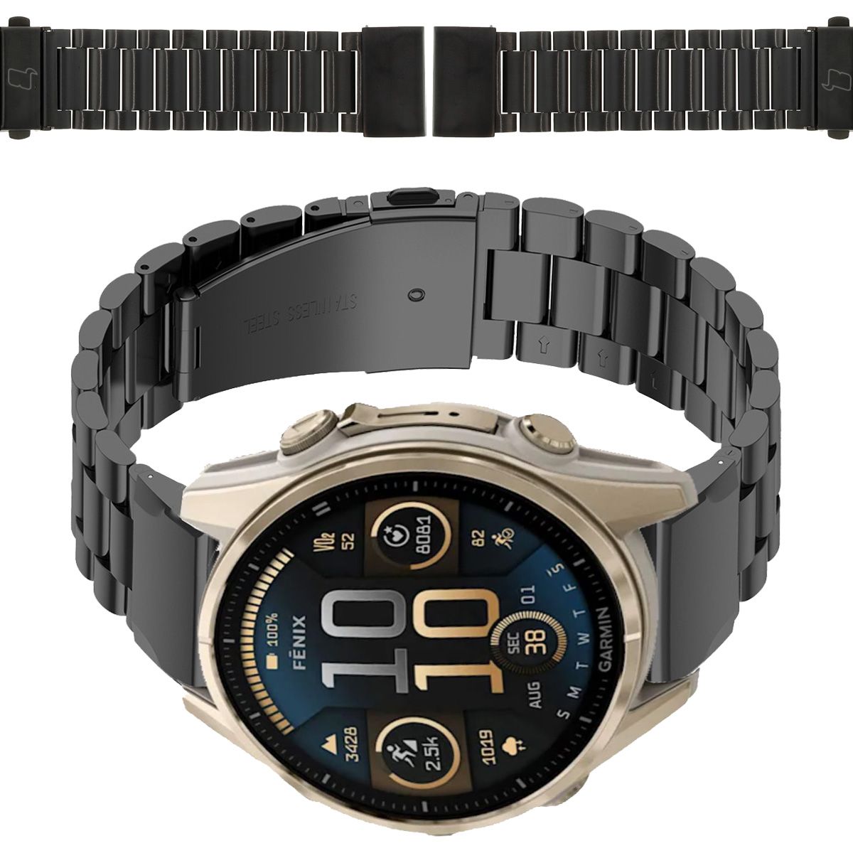 Pasek do zegarka Bizon Strap Watch Aura do Smartwatch 20 mm
